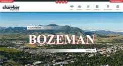 Desktop Screenshot of bozemanchamber.com